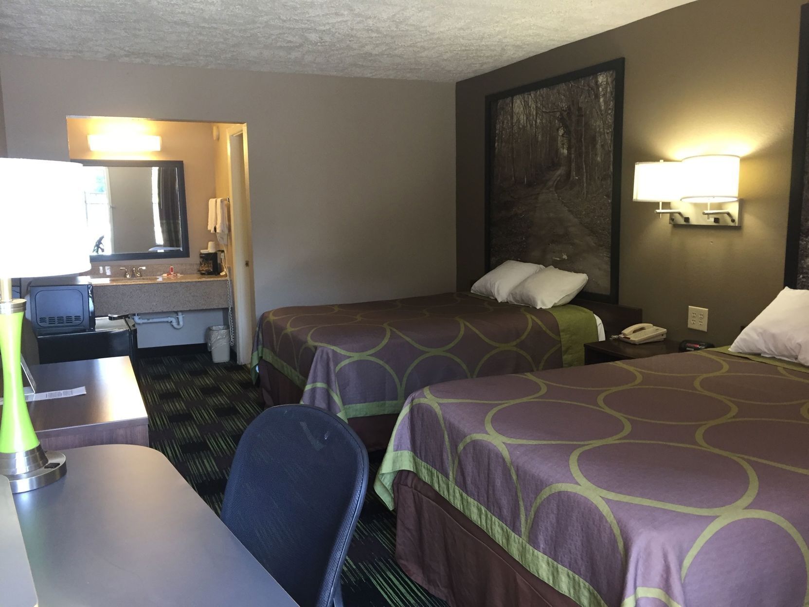 Desk, iron/ironing board, free cribs/infant beds, free WiFi