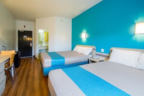 Free WiFi, bed sheets, alarm clocks