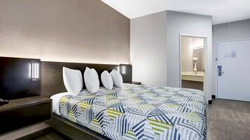 Free WiFi, bed sheets, alarm clocks