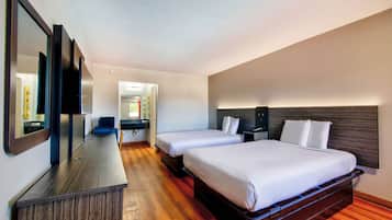 Free WiFi, bed sheets, alarm clocks