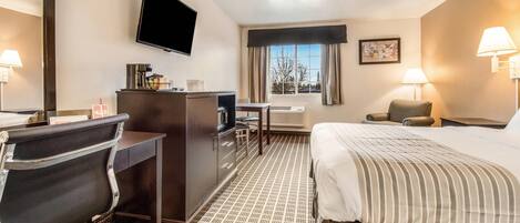 Chambre Standard, 1 grand lit, non-fumeur | Bureau, systĂšme dâinsonorisation, lit dâappoint (supplĂ©ment)