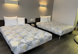 Free WiFi, bed sheets