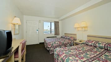 Room, 2 Double Beds, Non Smoking | Desk, iron/ironing board, free WiFi, bed sheets