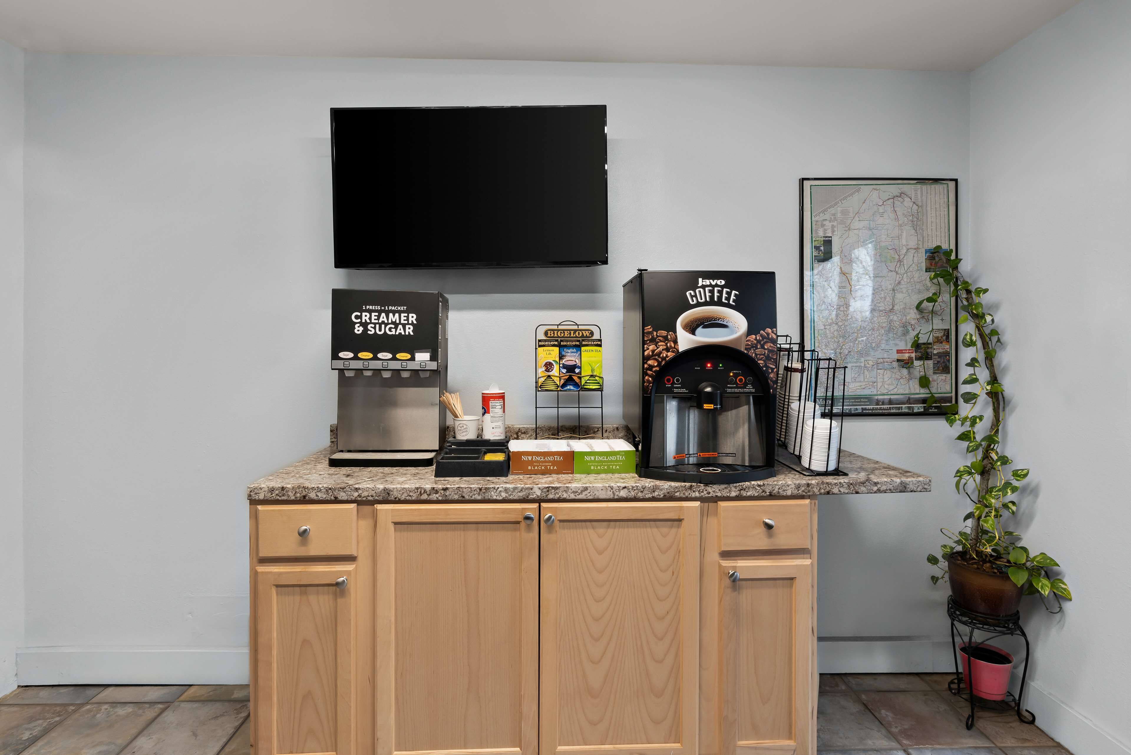 Free daily on-the-go breakfast