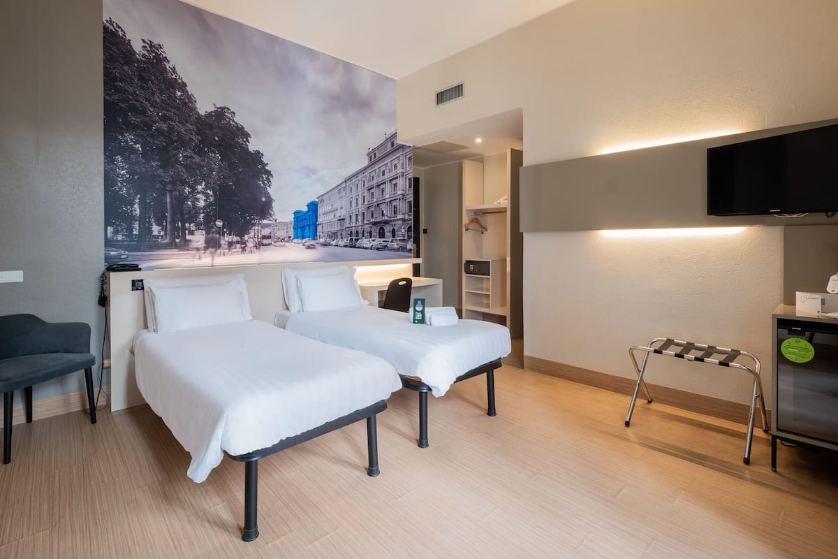 Chambre avec lits jumeaux