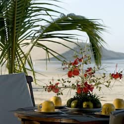 On the beach