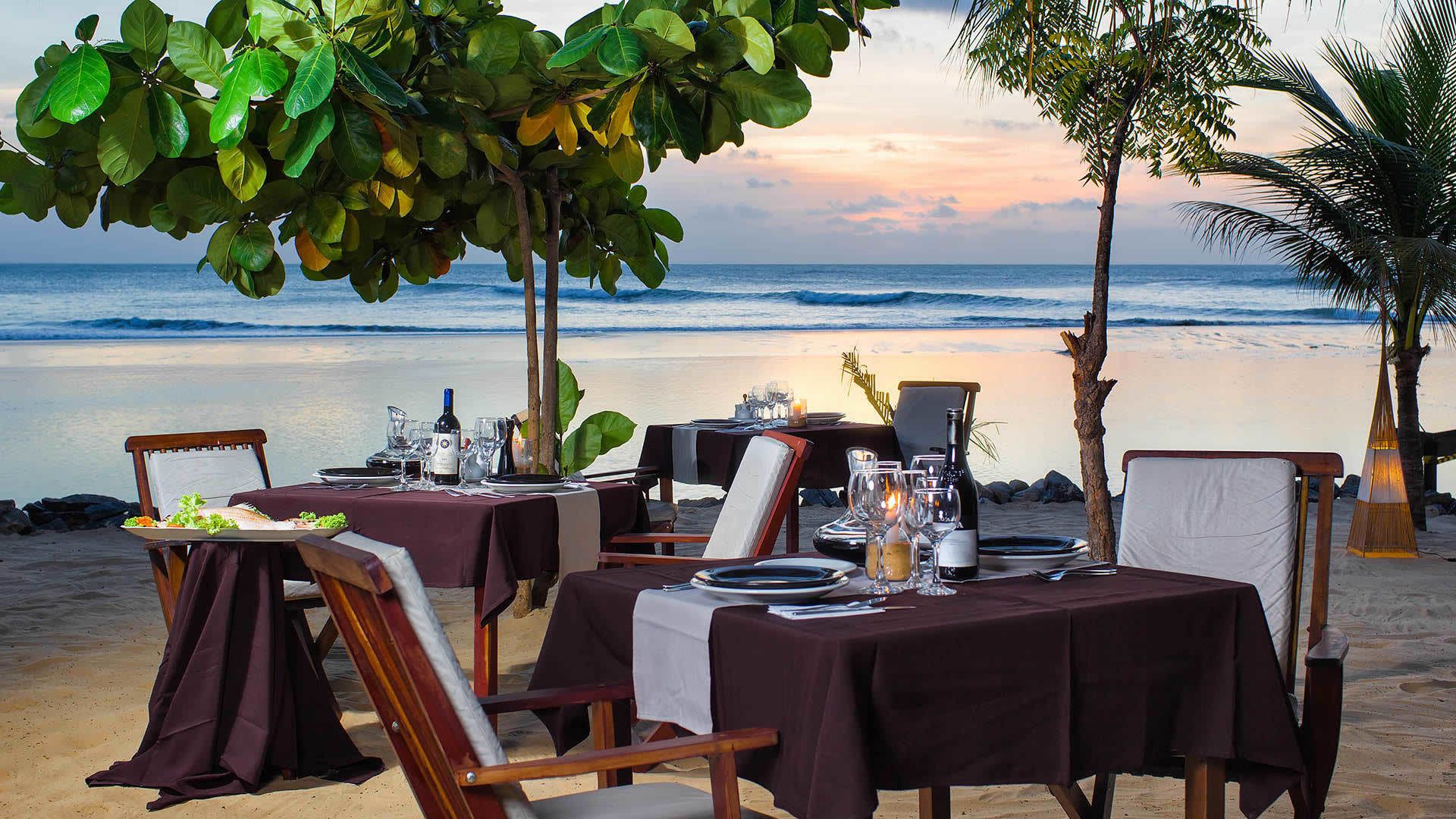 Phục vụ bữa sáng, bữa trưa, bữa tối, nhìn ra bãi biển 