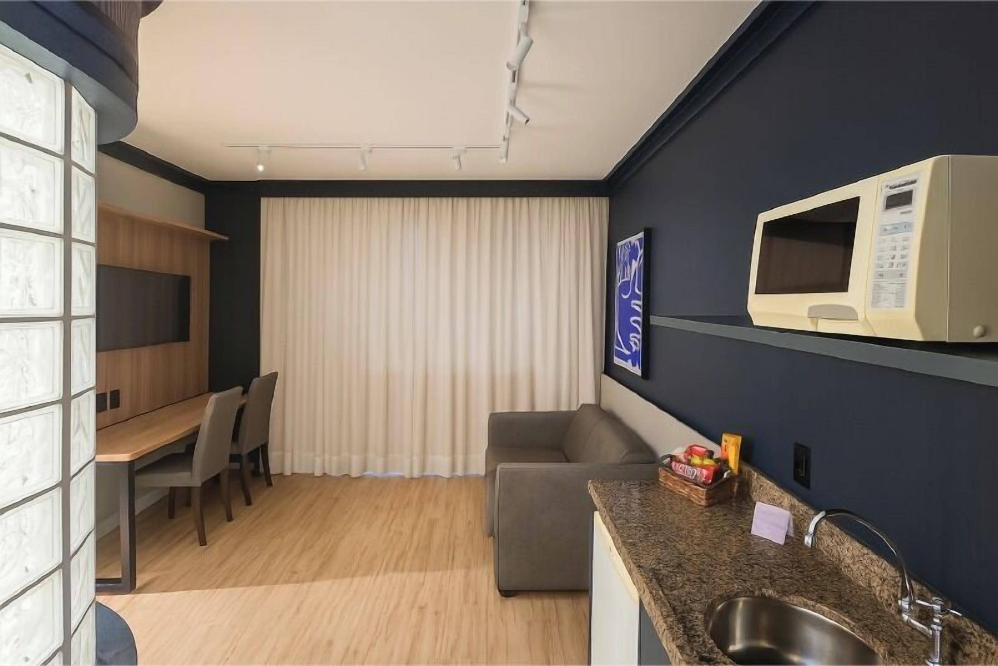 studio suite | living area | tv