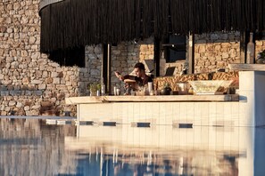 Swim-up bar