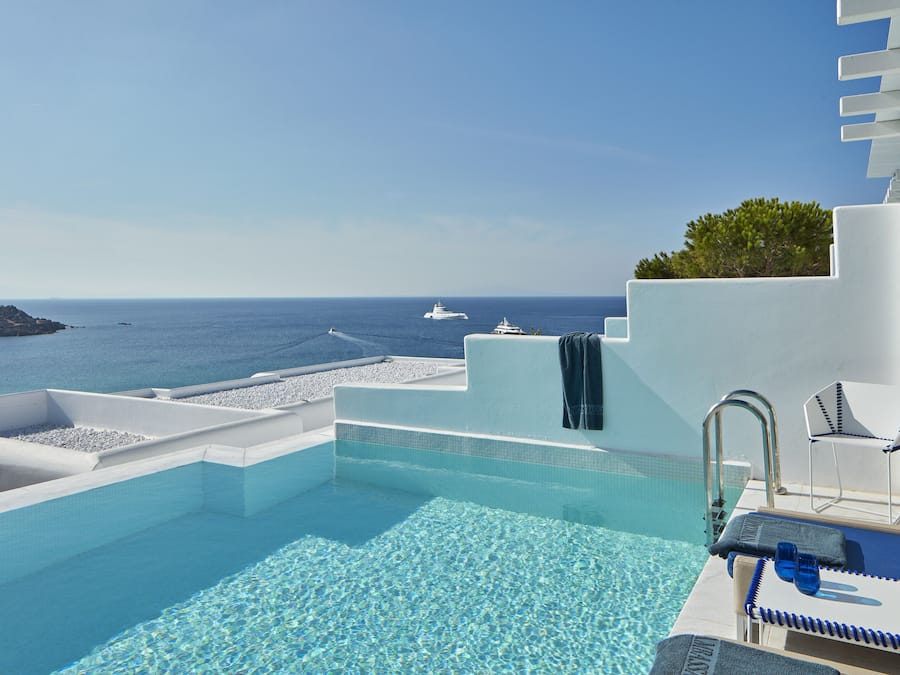 Room, Private Pool, Sea View (White Bliss) | Terrace/patio