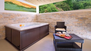 Junior Suite, idromassaggio in terrazza Only Adults | Caja de seguridad en la habitación, escritorio y wifi gratis