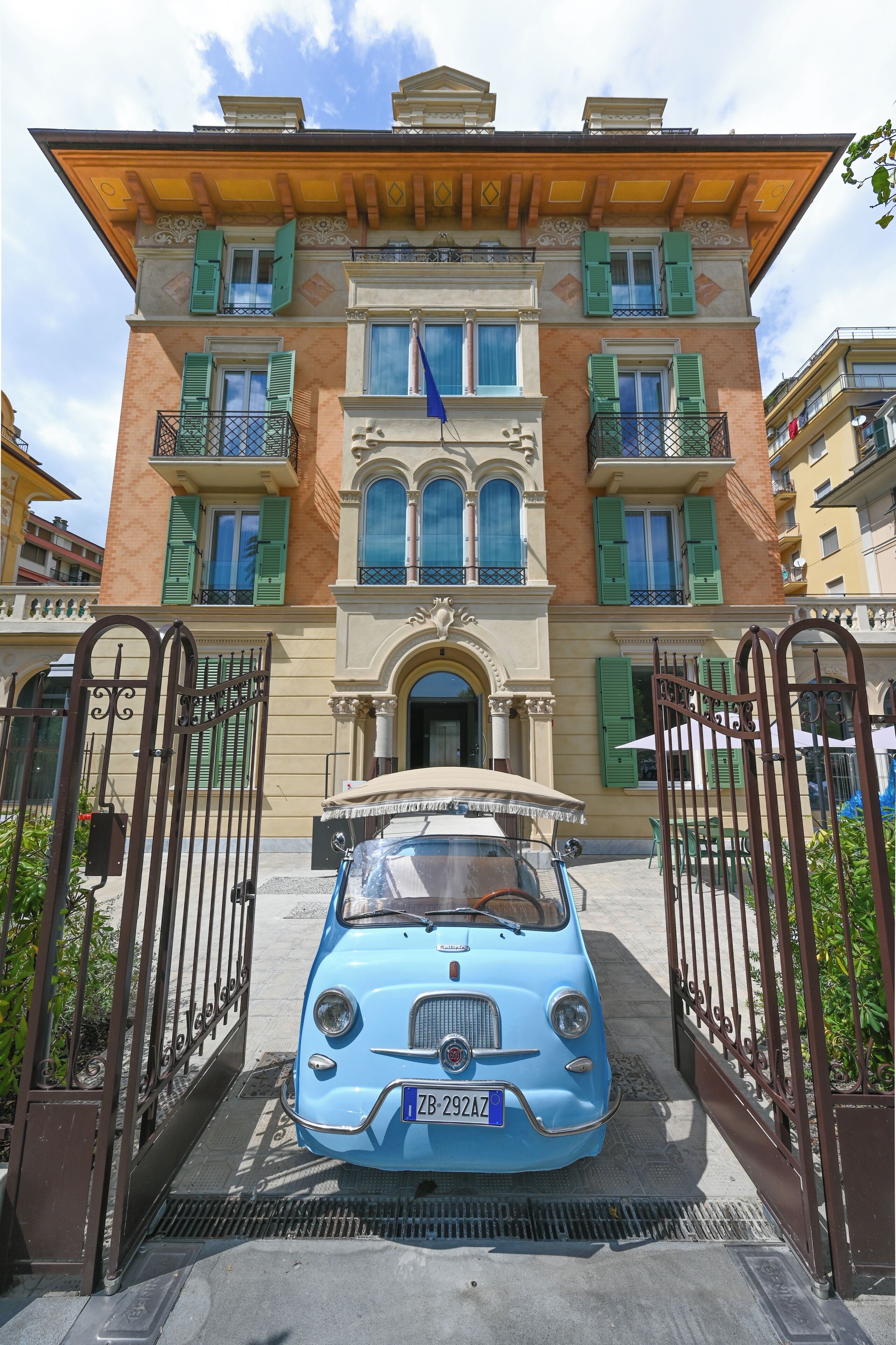 Façade de l’hébergement