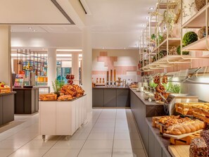 Daily buffet breakfast (EUR 28 per person)