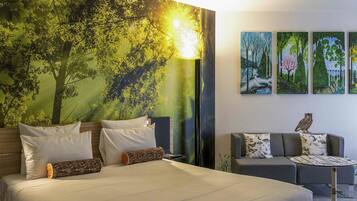 Allergikerbettwaren, Zimmersafe, laptopgeeigneter Arbeitsplatz