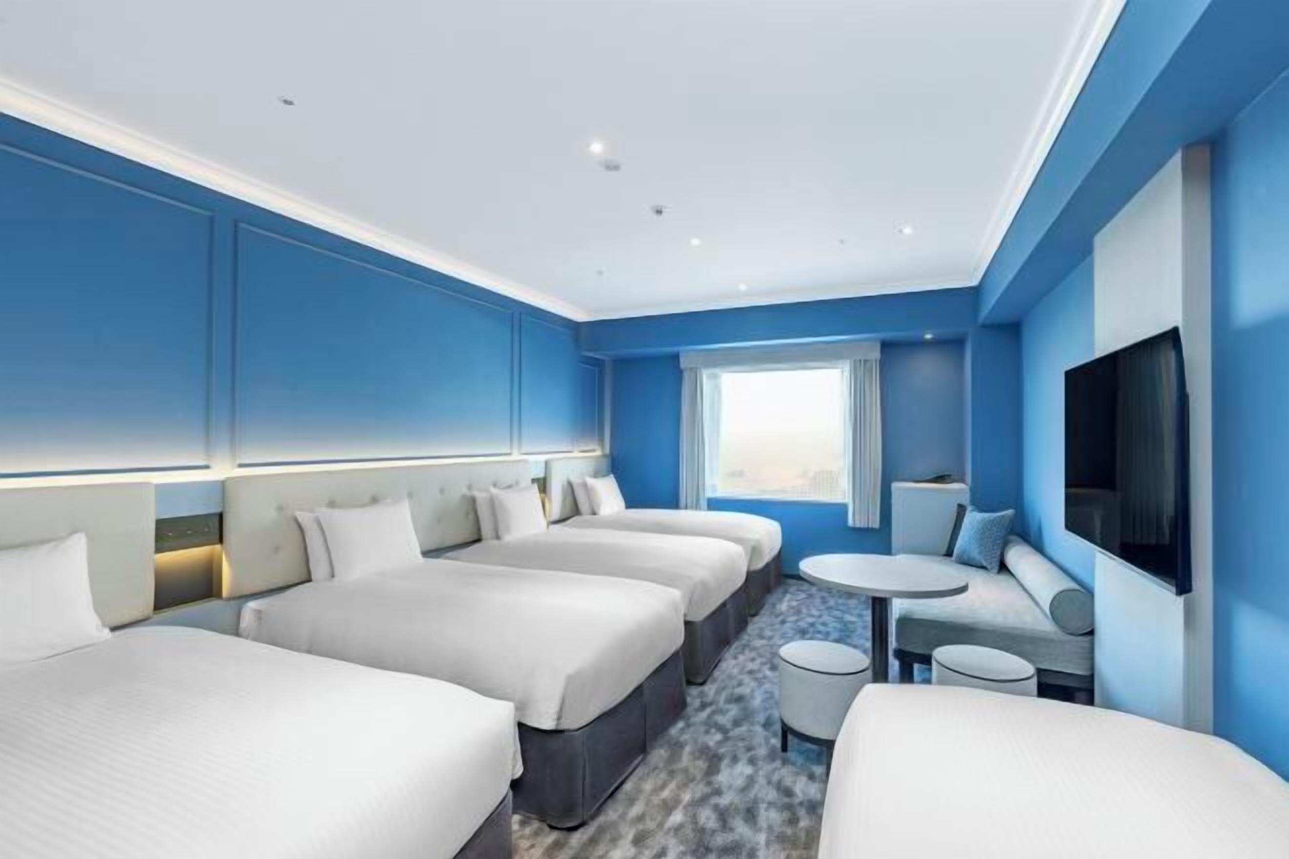 Down comforters, blackout drapes, iron/ironing board, free WiFi