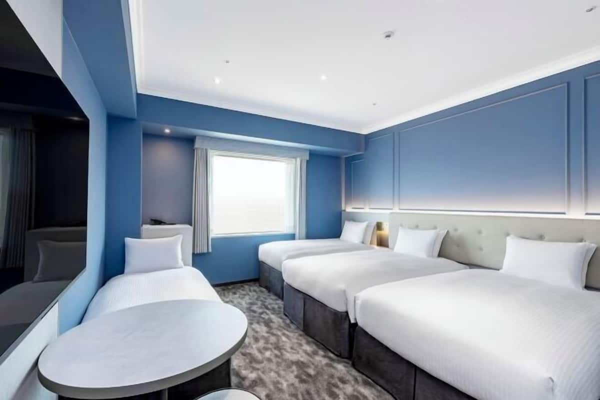 Down comforters, blackout drapes, iron/ironing board, free WiFi