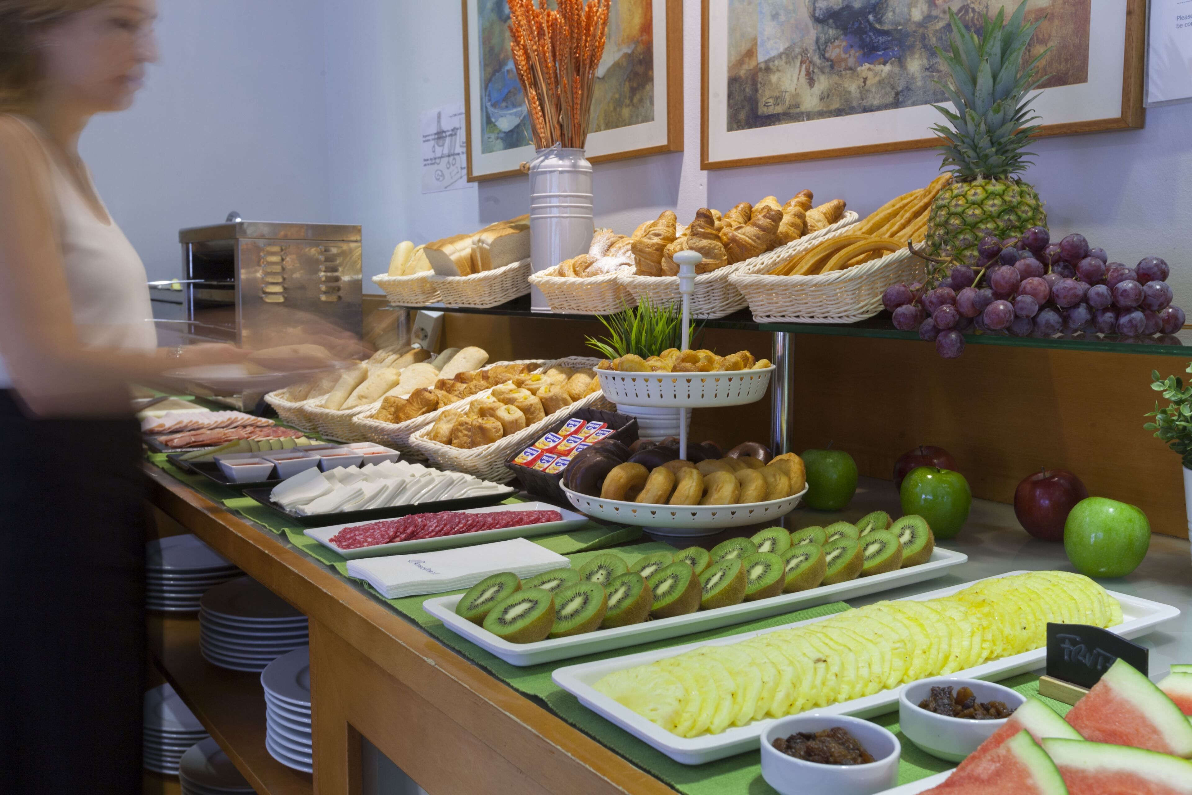 daily buffet breakfast (eur 14 per person)