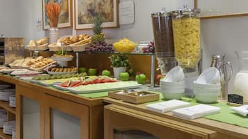 Daily buffet breakfast (EUR 14 per person)