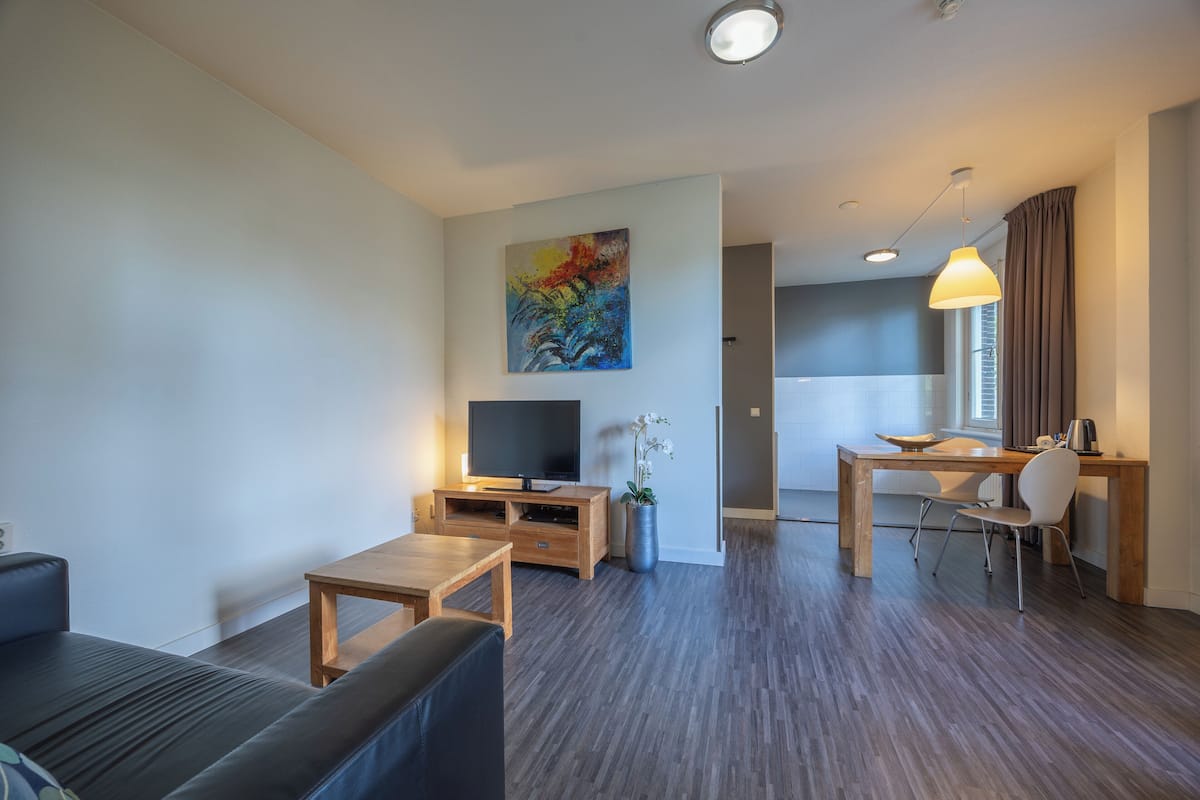 1 slaapkamer, hypoallergeen beddengoed, een kluis op de kamer