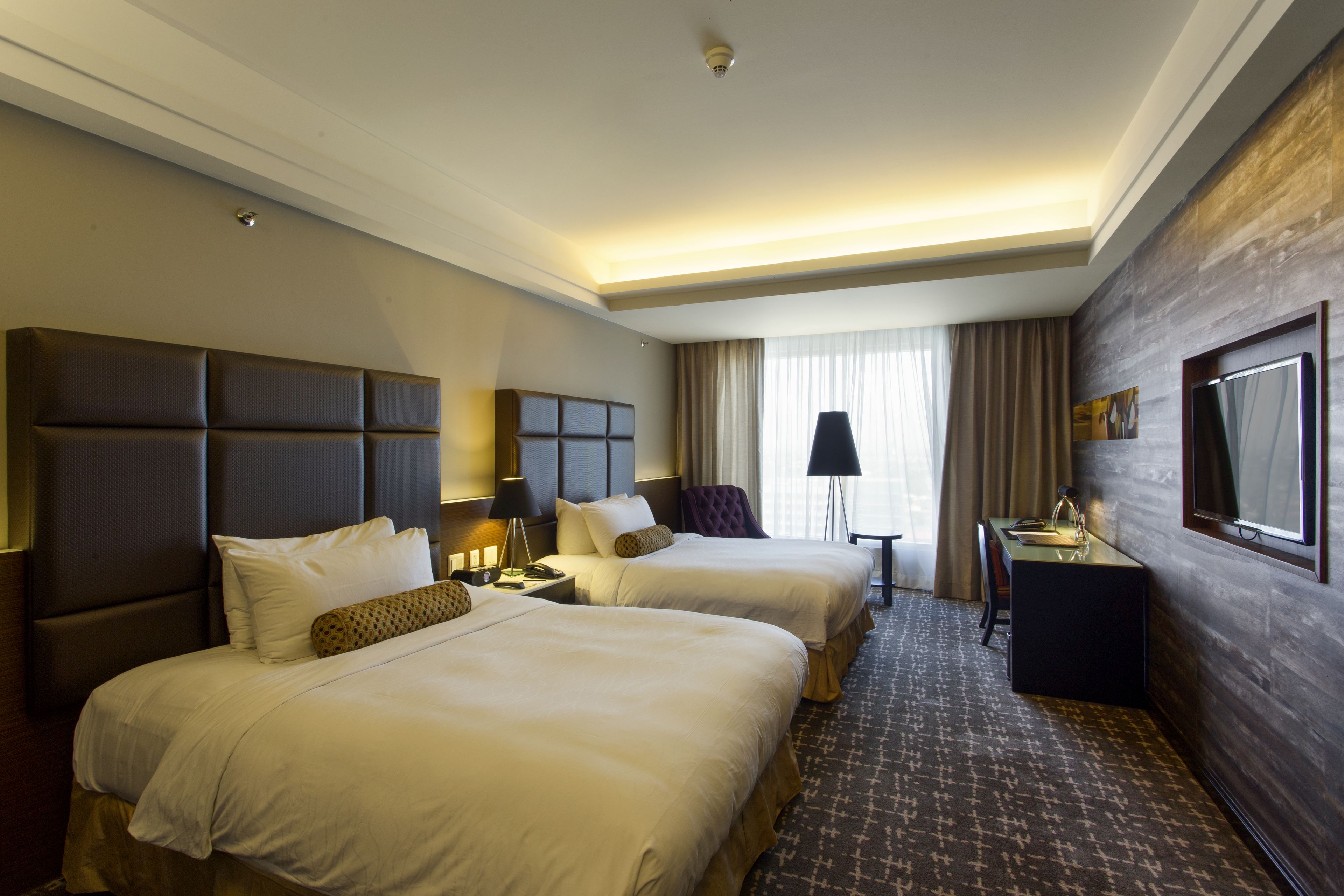 in-room safe, desk, blackout curtains, iron/ironing board