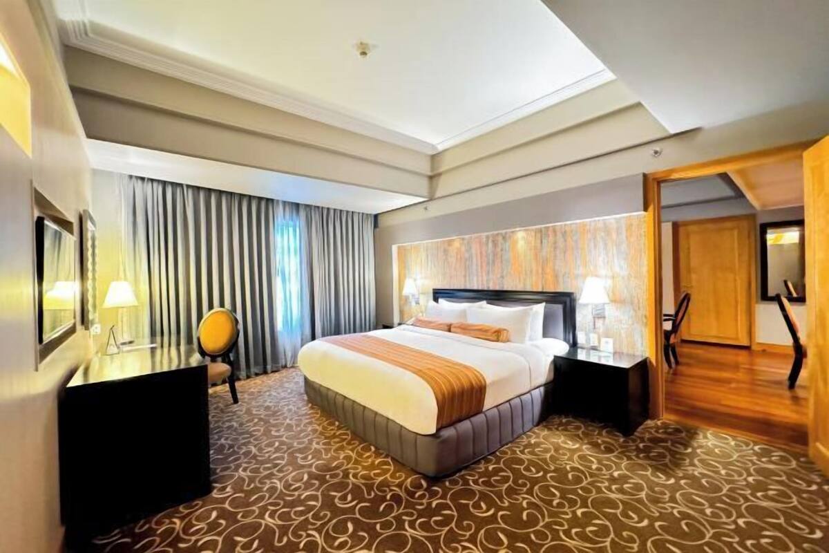 In-room safe, desk, blackout drapes, iron/ironing board
