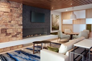 Sala de estar en el lobby