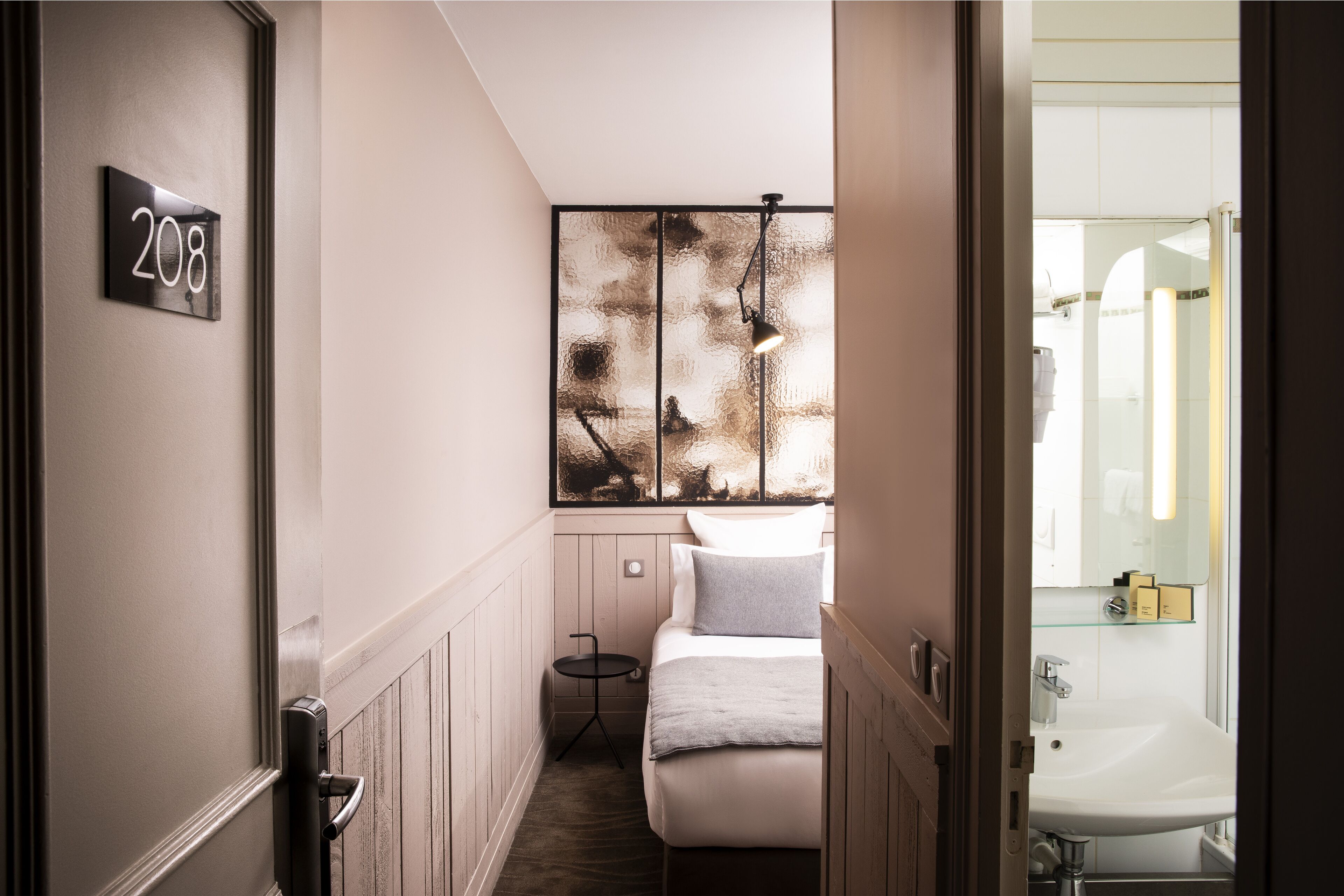superior room | bathroom | designer toiletries, hair dryer, towels, soap
