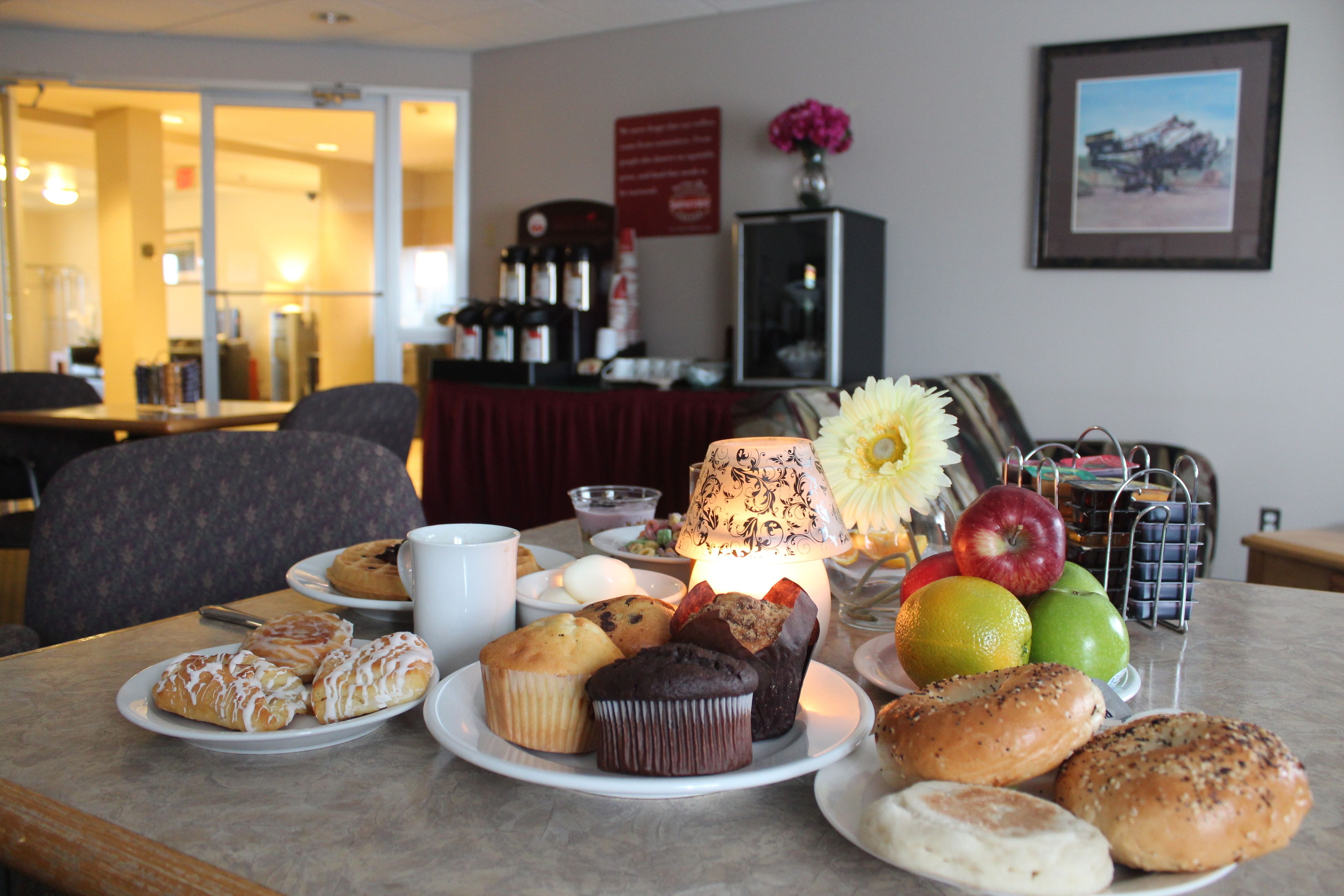 Desayuno bufé gratuito y diario