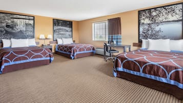 Room, Multiple Beds, Non Smoking | Desk, blackout drapes, iron/ironing board, rollaway beds