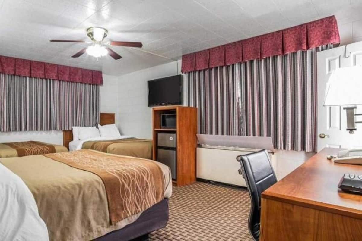 Desk, iron/ironing board, free WiFi, bed sheets