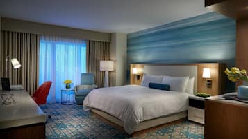 Premium bedding, pillow-top beds, in-room safe, desk