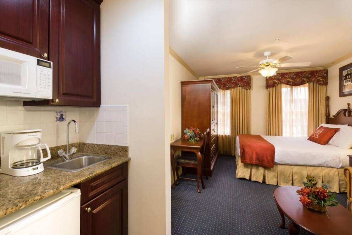 Pillow-top beds, in-room safe, desk, laptop workspace