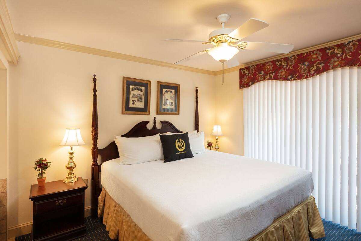 Pillow-top beds, in-room safe, desk, laptop workspace