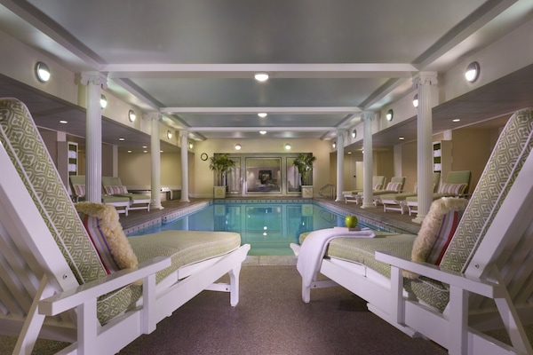 Indoor pool, outdoor pool, open 6:00 AM to 10:00 PM, pool umbrellas