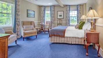 Hypo-allergenic bedding, down comforters, pillowtop beds, in-room safe