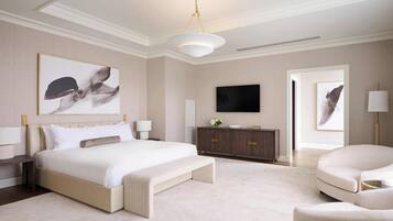 Presidential 2-Bedroom Suite | 1 makuuhuone, egyptinpuuvillaiset lakanat, ylelliset vuodevaatteet
