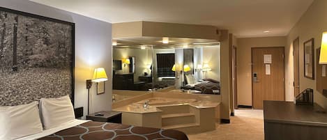 Desk, blackout drapes, free WiFi, bed sheets