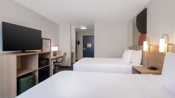 Desk, iron/ironing board, free WiFi, bed sheets