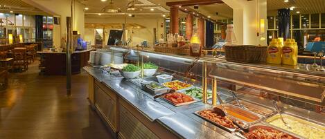 Free buffet breakfast