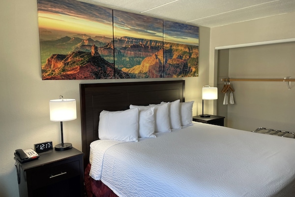 Pillow-top beds, desk, iron/ironing board, rollaway beds
