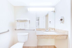 Regadera, amenidades de baño gratuitas, secadora de cabello, toallas 