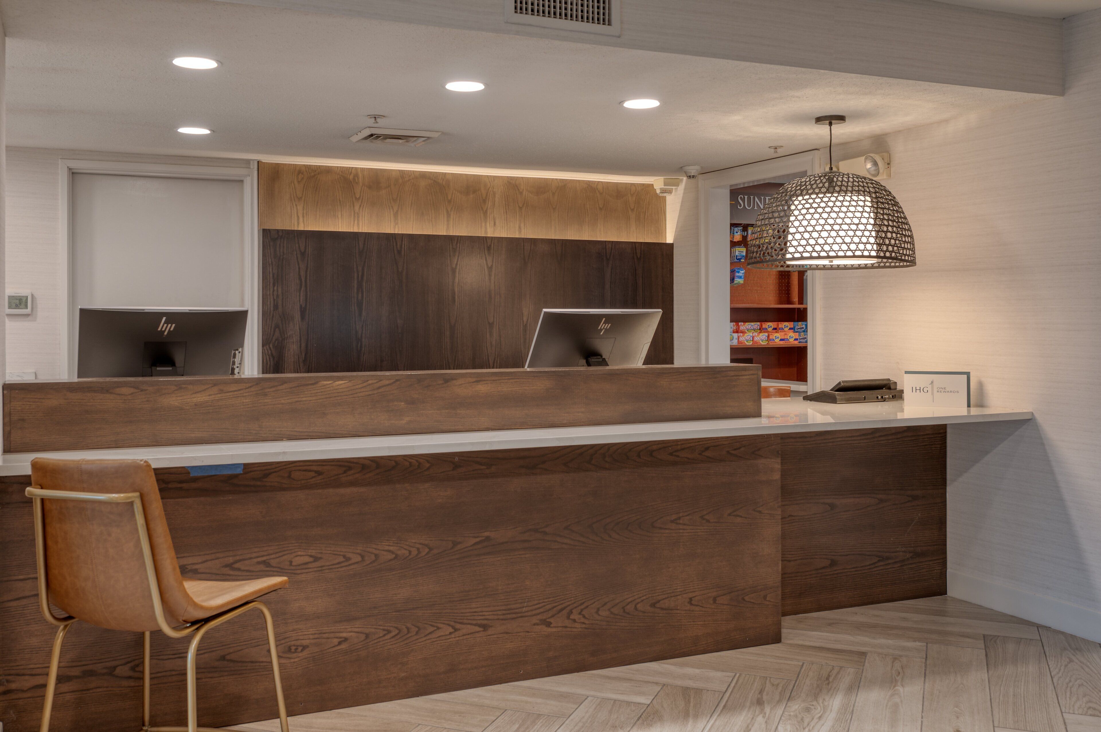 check-in/check-out kiosk