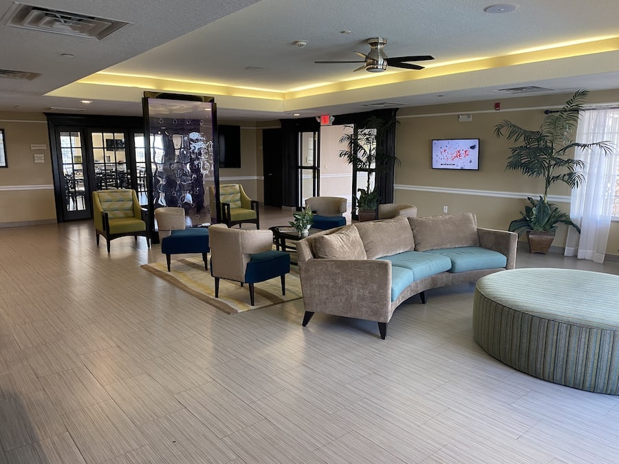 Lobby sitting area