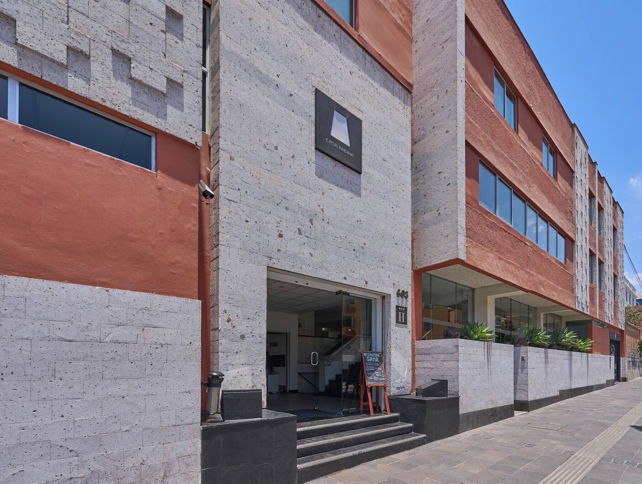 Fassade der Unterkunft