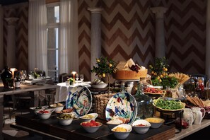 Daily buffet breakfast (EUR 36 per person)