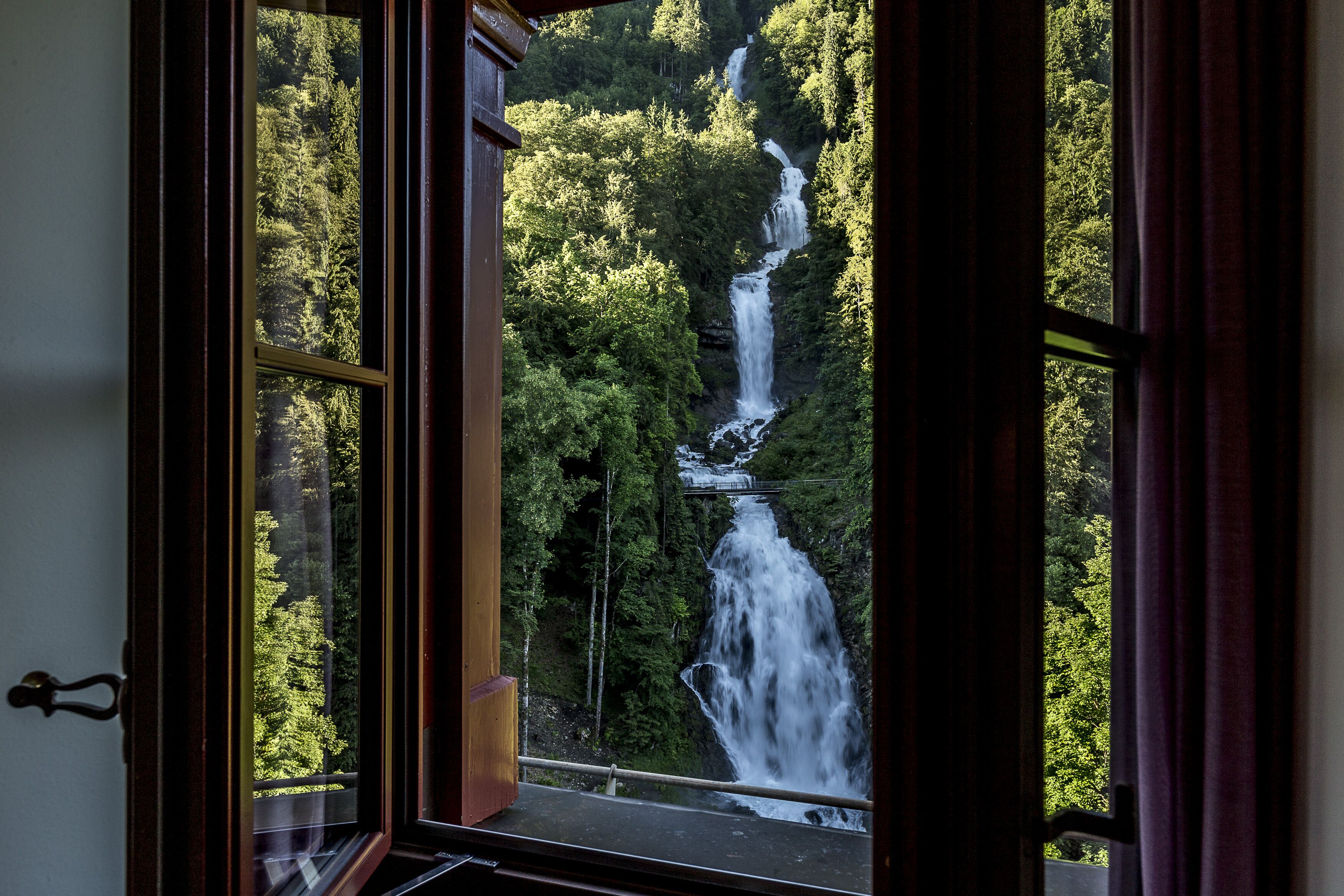 Uitzicht vanuit de kamer