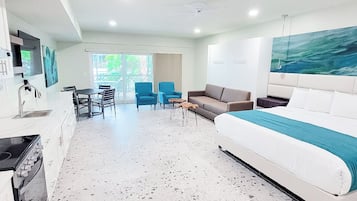 Premium bedding, iron/ironing board, free WiFi, bed sheets