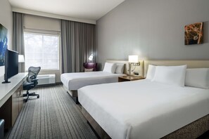 Room, 2 Queen Beds, Non Smoking (Snacks/Drinks) | Premium bedding, desk, laptop workspace, blackout curtains - Hilton Garden Inn Bakersfield (Bakersfield)