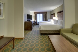 Suite, 2 Queen Beds, Non Smoking | In-room safe, desk, iron/ironing board, free cribs/infant beds