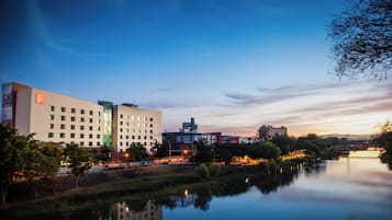 Front of property – evening/night